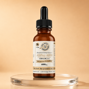 AllDay 6000 Tincture | CBD:CBG - Full Spectrum